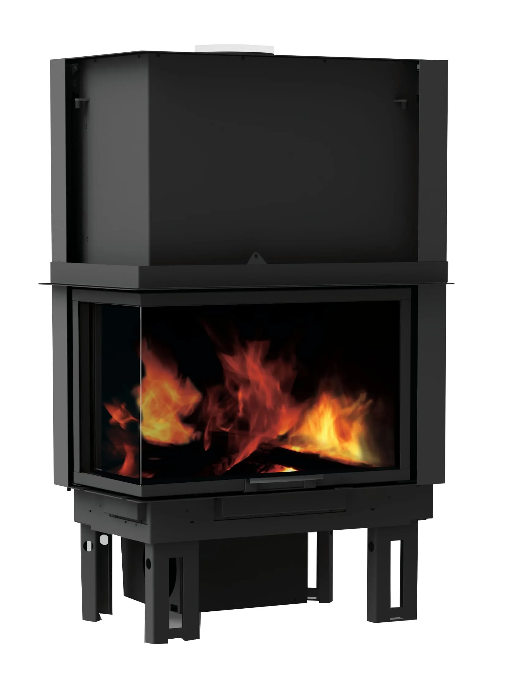 FIREK 2 V.F DX - insertables y chimeneas de leña de Chimeneas Joyma en Jaén