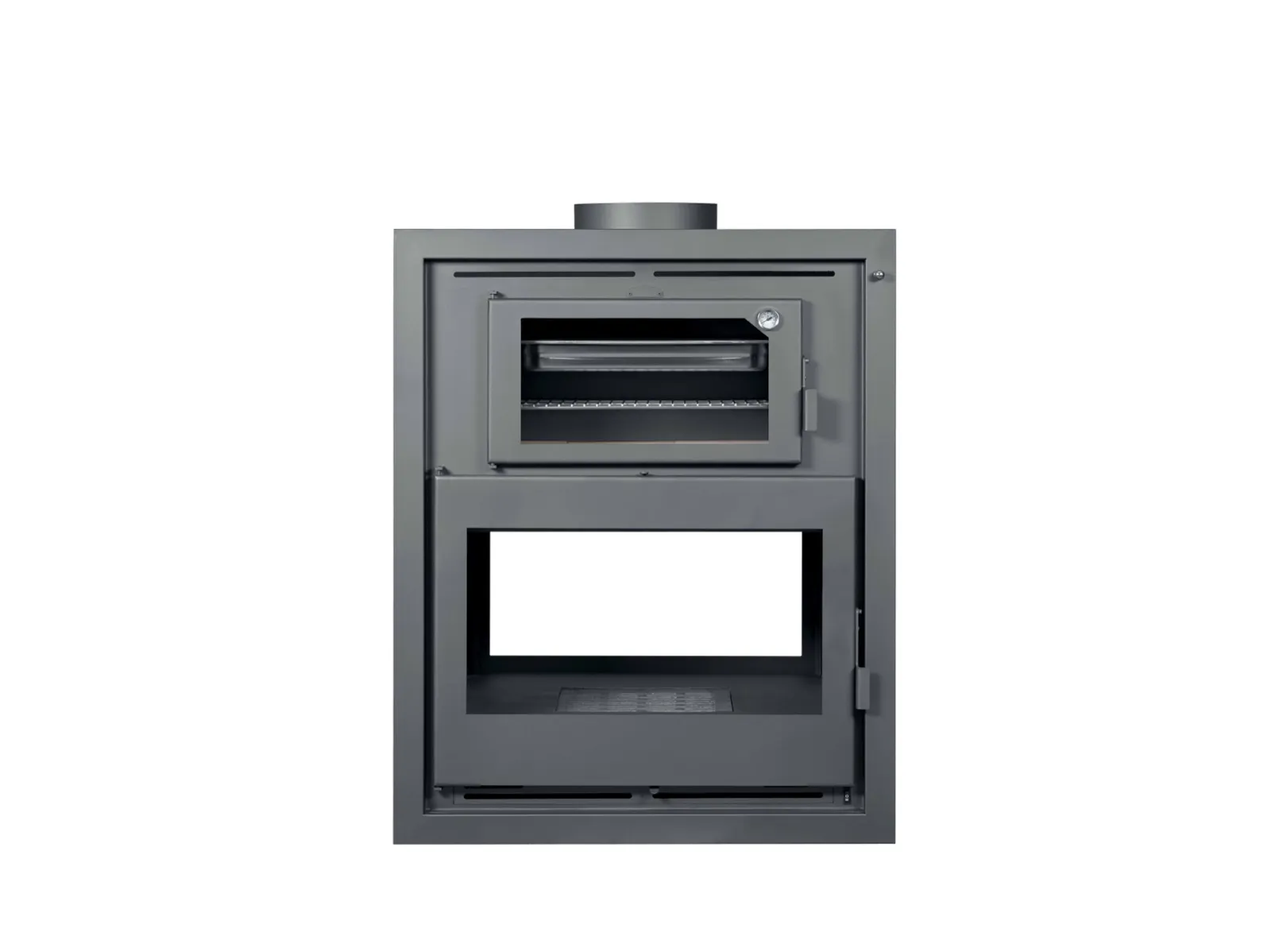 FUSIÓN DOBLE CARA CON HORNO 80 V.F - chimenea de leña con horno de Chimeneas Joyma en Jaén