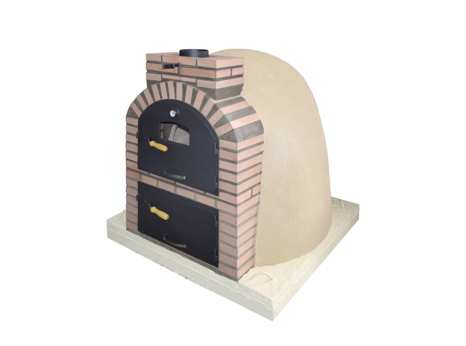 HORNO TRADICIONAL DOBLE HORNILLA 100 - hornos de leña morunos (con ladrillo refractario) de Chimeneas Joyma en Jaén